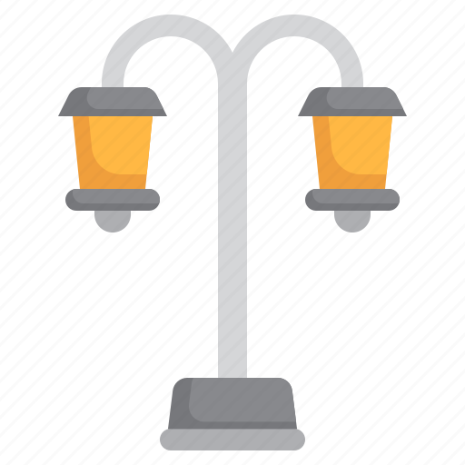 Lamp, post, street, light, city, outdoor icon - Download on Iconfinder