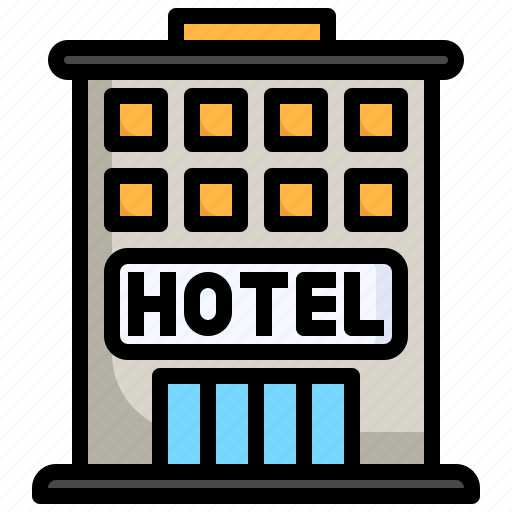 Hotel, apartment, architecture, building, urban icon - Download on Iconfinder