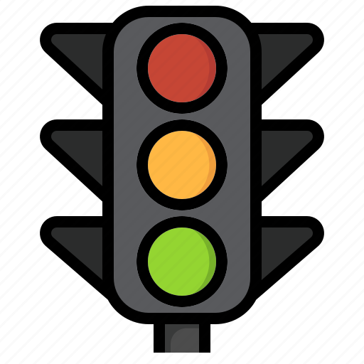 Traffic, lights, transportation, road, safety icon - Download on Iconfinder