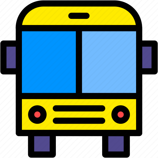 Bus, transport, electric, school, public icon - Download on Iconfinder