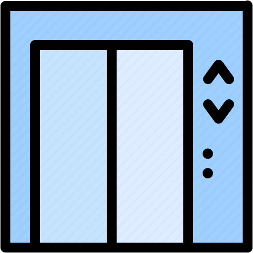 Elevator, lift, doors, building, hotel icon - Download on Iconfinder