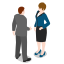 businessman, businesswoman, group, pair, people, business, human, meeting, person 