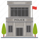 architecture, city building, infrastructure, police department, police station, public safety department