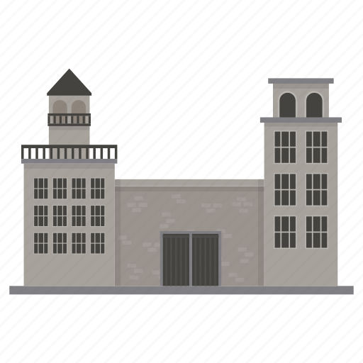 Detention center, jail, jailhouse, lockup, penitentiary, police station, prison icon - Download on Iconfinder