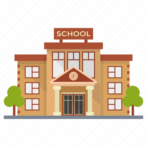 Academy institute, building, educational building, school, school infrastructure icon - Download on Iconfinder