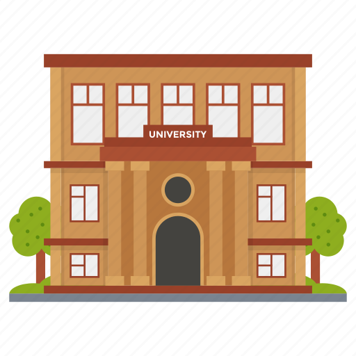 Academy building, building, educational institute, school infrastructure, university icon - Download on Iconfinder