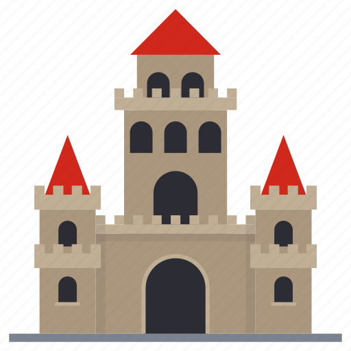 Building, castle, fortification, fortress, medieval, monument icon - Download on Iconfinder