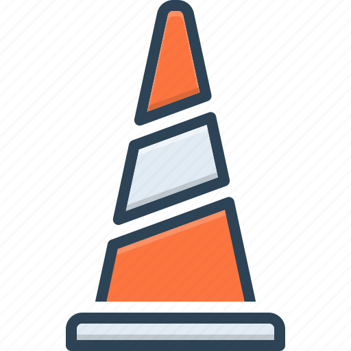 Alert, caution, cone, construction, road, safety, traffic icon - Download on Iconfinder