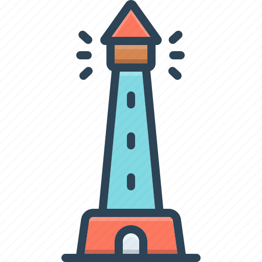 Aqua, beach, beacon, construction, light house, nautical, tower icon - Download on Iconfinder
