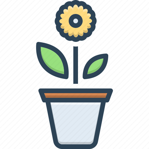 Botany, flora, foliage, greenery, greenstuff, plant, seedling icon - Download on Iconfinder