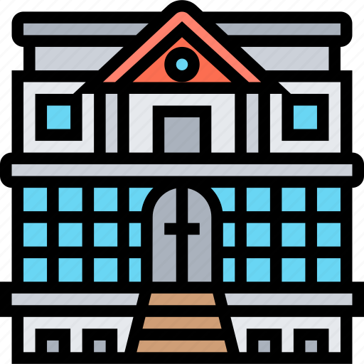 Bank, architecture, office, mansion, institute icon - Download on Iconfinder
