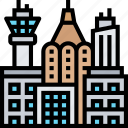 tower, buildings, skyscraper, metropolis, city