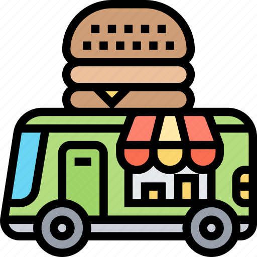 Truck, food, street, fast, stall icon - Download on Iconfinder