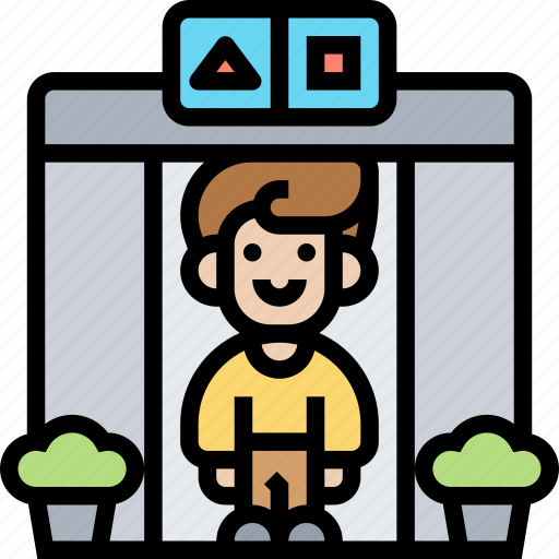 Lift, transport, building, elevator, office icon - Download on Iconfinder