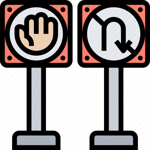 Sign, regulation, direction, traffic, road icon - Download on Iconfinder