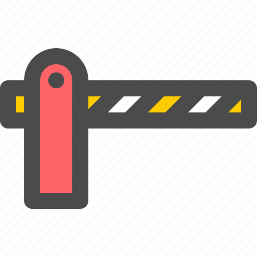 Barrier, block, enter, road, stop icon - Download on Iconfinder