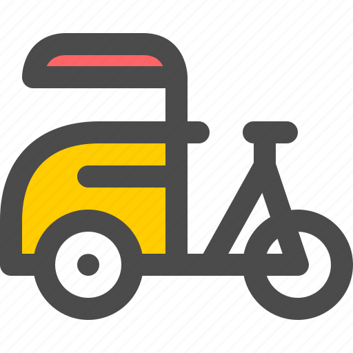 Bike, business, ricksaw, traditional, travel icon - Download on Iconfinder