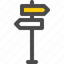 arrow, road, sign, traffic, urban