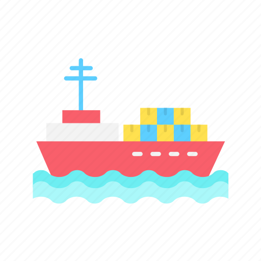 Cargo ship, cruise ship, cargo boat, delivery, logistics icon - Download on Iconfinder