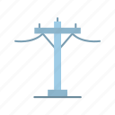 electric pole, transformer, power, voltage, current