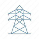 electric tower, transmission, transformer, power, voltage