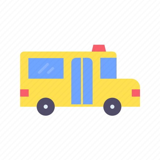 School bus, bus, school van, school, transport icon - Download on Iconfinder