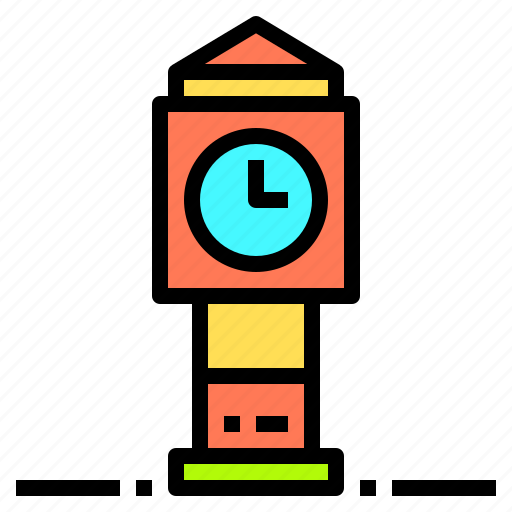 City, clock, people, street, style, tower, urban icon - Download on Iconfinder