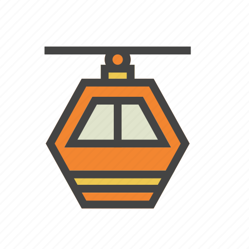 Building, cable car, city, element, park, people, transportation icon - Download on Iconfinder