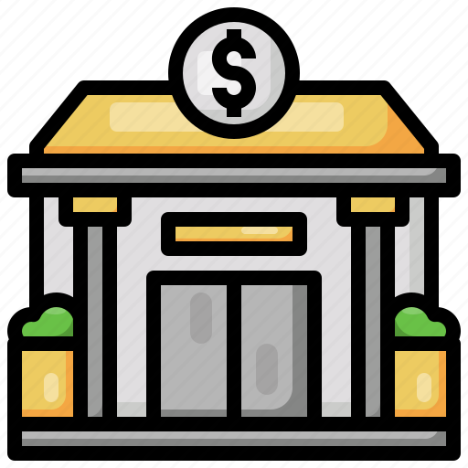 Bank, banking, finance, business, columns, buildings icon - Download on Iconfinder
