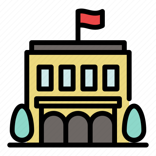 Building, city, office, school, administration, government icon - Download on Iconfinder