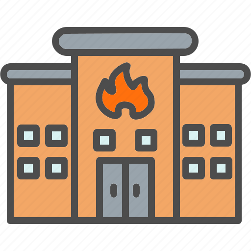 Buildings, emergencies, fire, firefighters, firemen, station icon - Download on Iconfinder