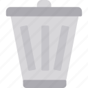 bin, delete, empty, full, recycle, remove, trash