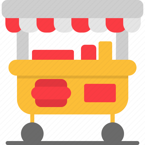 Cart, fast, food, shop, stall, stand, street icon - Download on Iconfinder