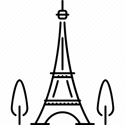 Architecture, building, eiffel, paris, sight, tower, tree icon - Download on Iconfinder