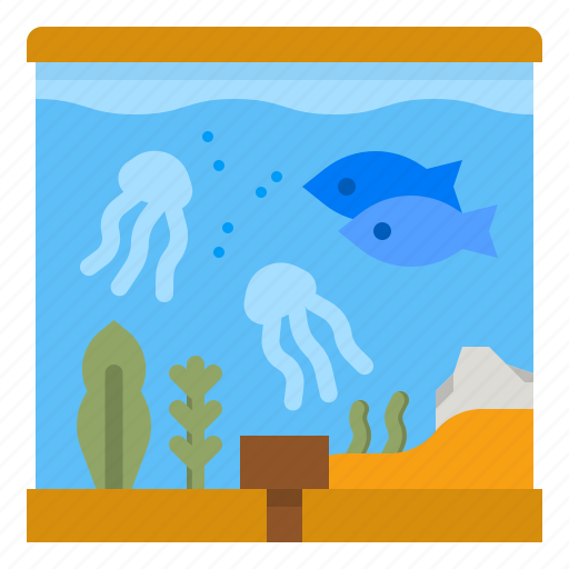 Aquarium, dolphin, sea, life, building icon - Download on Iconfinder
