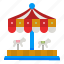 carousel, amusement, park, fairground, carnival 