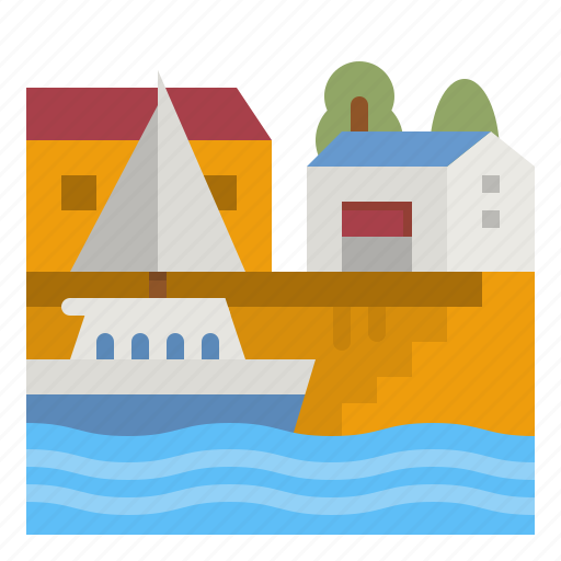 Harbour, placeholder, container, ship, location icon - Download on Iconfinder