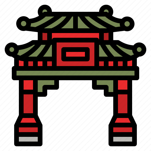 Gate, china, japan, town, torii icon - Download on Iconfinder