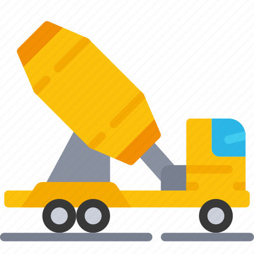 Cement, truck, machinery, vehicle icon - Download on Iconfinder