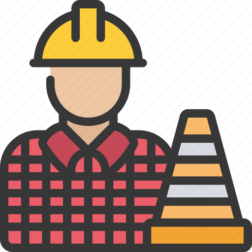 Construction, manager, management, cone, avatar icon - Download on Iconfinder