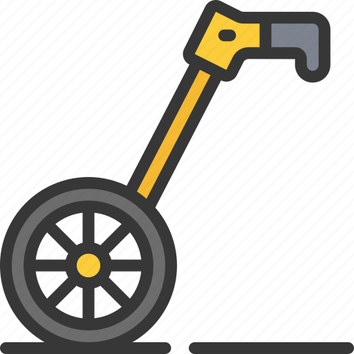 Measuring, wheel, machinery, tool icon - Download on Iconfinder
