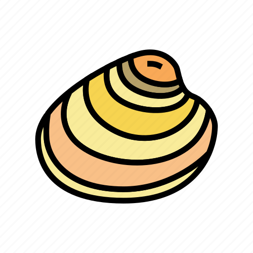 Hard, shell, atlantic, clam, marine, sea, farm icon - Download on Iconfinder