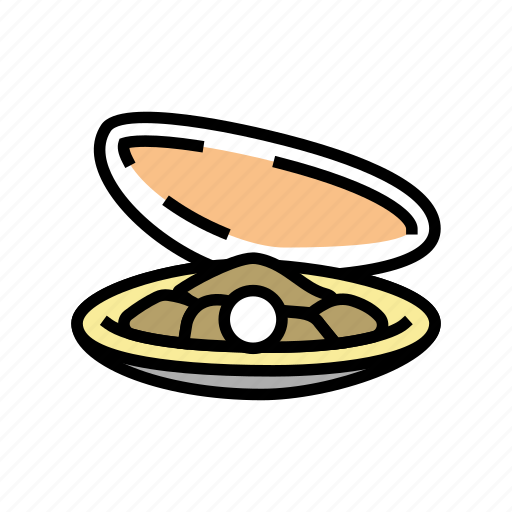 Pearl, oyster, shell, clam, marine icon - Download on Iconfinder