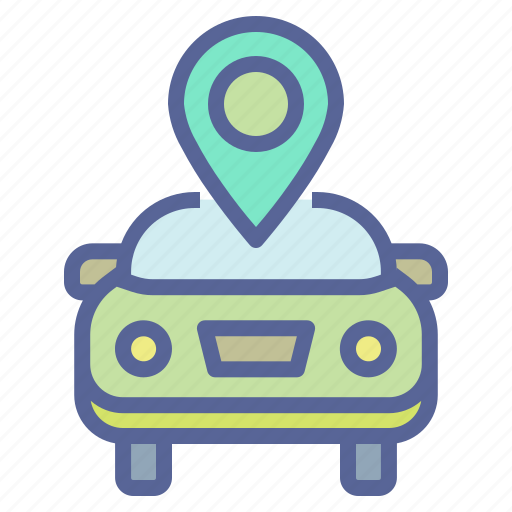 Garage, location, car, sale, gps, map, marker icon - Download on Iconfinder