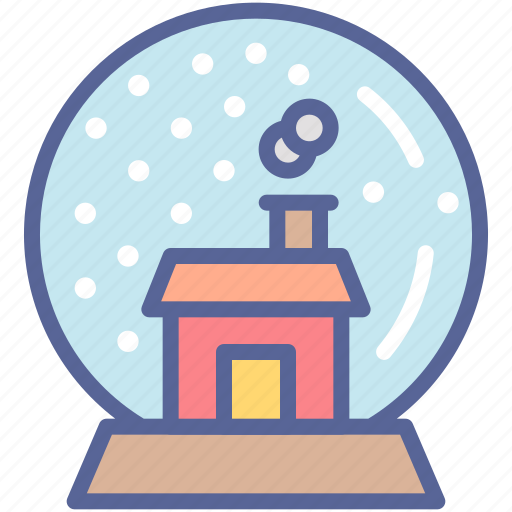 Crystal, ball, christmas, xmas, gift, snow, house icon - Download on Iconfinder