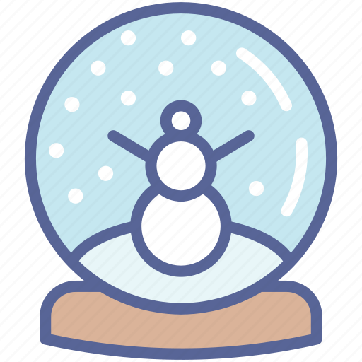 Crystal, ball, snow, snowman, christmas, xmas, gift icon - Download on Iconfinder