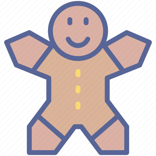 Gingerbread, gingerman, cookie, bake, christmas, xmas icon - Download on Iconfinder