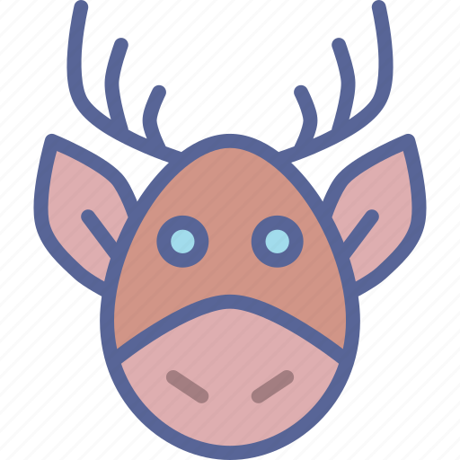 Rein, deer, christmas, santa, animal, rudolph, claus icon - Download on Iconfinder