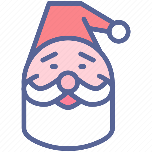 Santa, claus, christmas, xmas, beard, cap icon - Download on Iconfinder