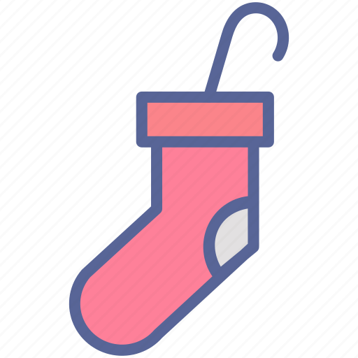 Socks, winter, candy, santa, hang, christmas, xmas icon - Download on Iconfinder